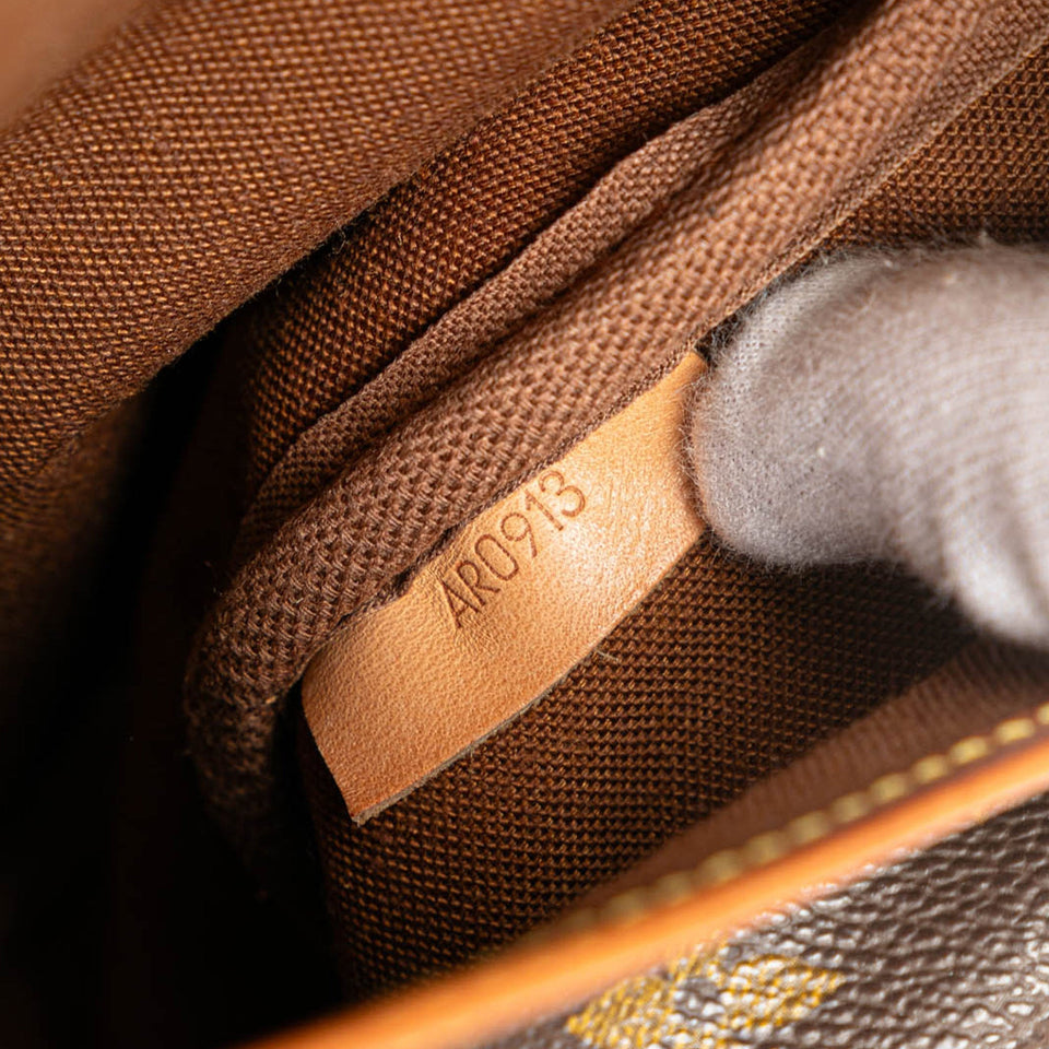 Brown Louis Vuitton Monogram Saumur 30 Crossbody Bag