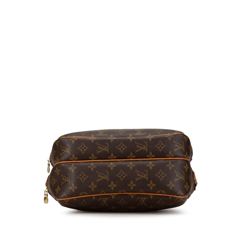 Brown Louis Vuitton Monogram Reporter PM Crossbody Bag