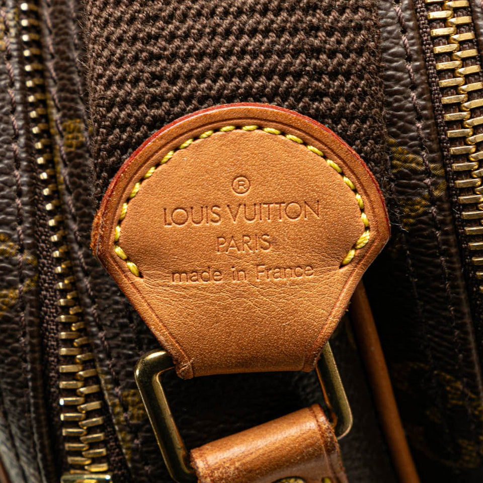 Brown Louis Vuitton Monogram Reporter PM Crossbody Bag