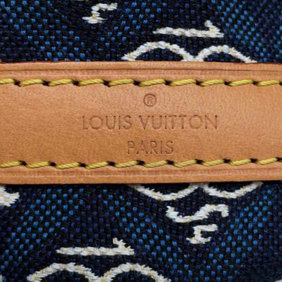Blue Louis Vuitton Monogram Jacquard Since 1854 Nano Noe Bucket Bag