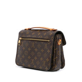 Brown Louis Vuitton Monogram Pochette Metis Satchel