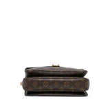 Brown Louis Vuitton Monogram Pochette Metis Satchel