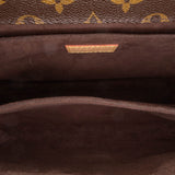 Brown Louis Vuitton Monogram Pochette Metis Satchel