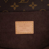 Brown Louis Vuitton Monogram Pochette Metis Satchel