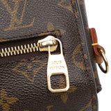 Brown Louis Vuitton Monogram Pochette Metis Satchel