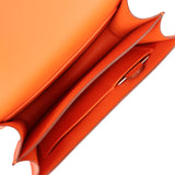 Hermes Constance 18 Orange Swift Gold Hardware