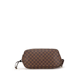 Brown Louis Vuitton Damier Ebene Neverfull MM Tote Bag