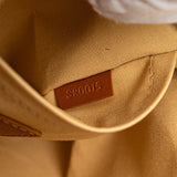 Tan Louis Vuitton Monogram Mini Lin Lucille PM Handbag