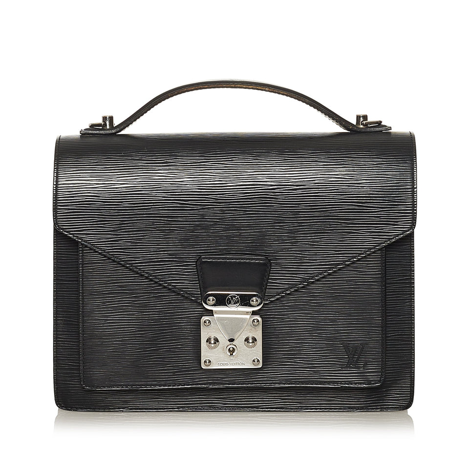 Louis Vuitton Monceau Black Epi