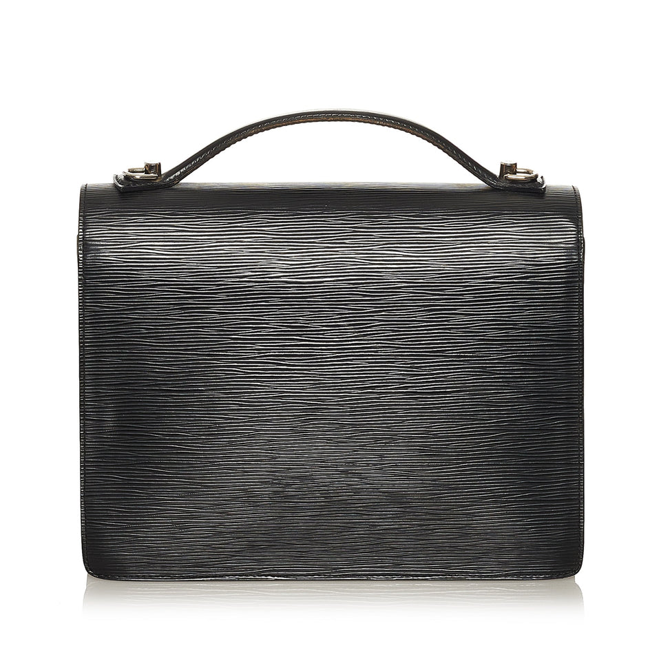 Louis Vuitton Monceau Black Epi