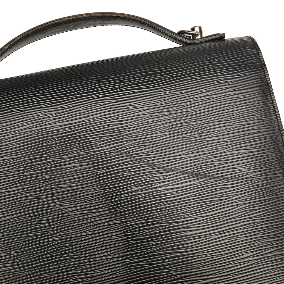 Louis Vuitton Monceau Black Epi