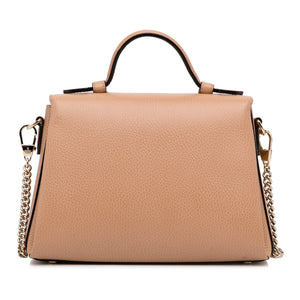 Gucci Interlocking G Brown Calfskin Dollar