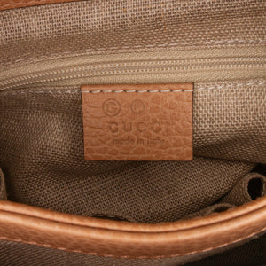Gucci Interlocking G Brown Calfskin Dollar