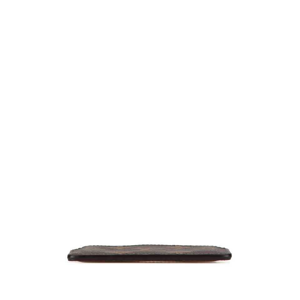 Brown Louis Vuitton Monogram Reverse Card Holder