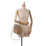 Dior Lady Dior Medium Brown Cannage Quilted Patent Leather