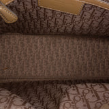 Dior Lady Dior Medium Brown Cannage Quilted Patent Leather