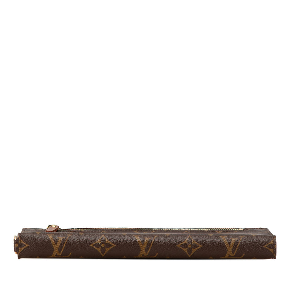Brown Louis Vuitton Monogram Insolite Organizer Wallet