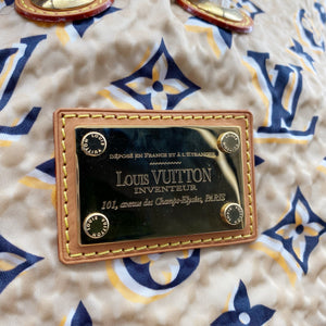 LOUIS VUITTON Limited Edition Tan Nylon Monogram Bulles PM Bag
