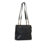 CHANEL Triple Coco Caviar Shoulder Bag