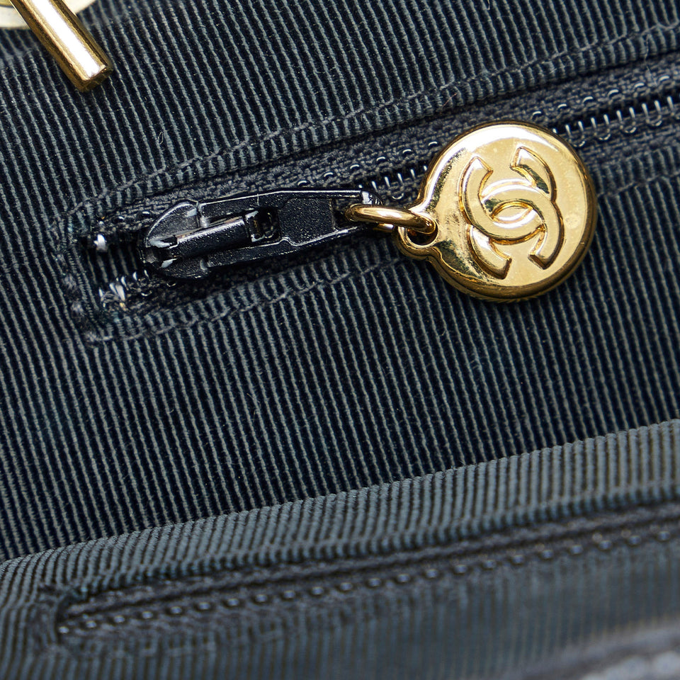 CHANEL Triple Coco Caviar Shoulder Bag
