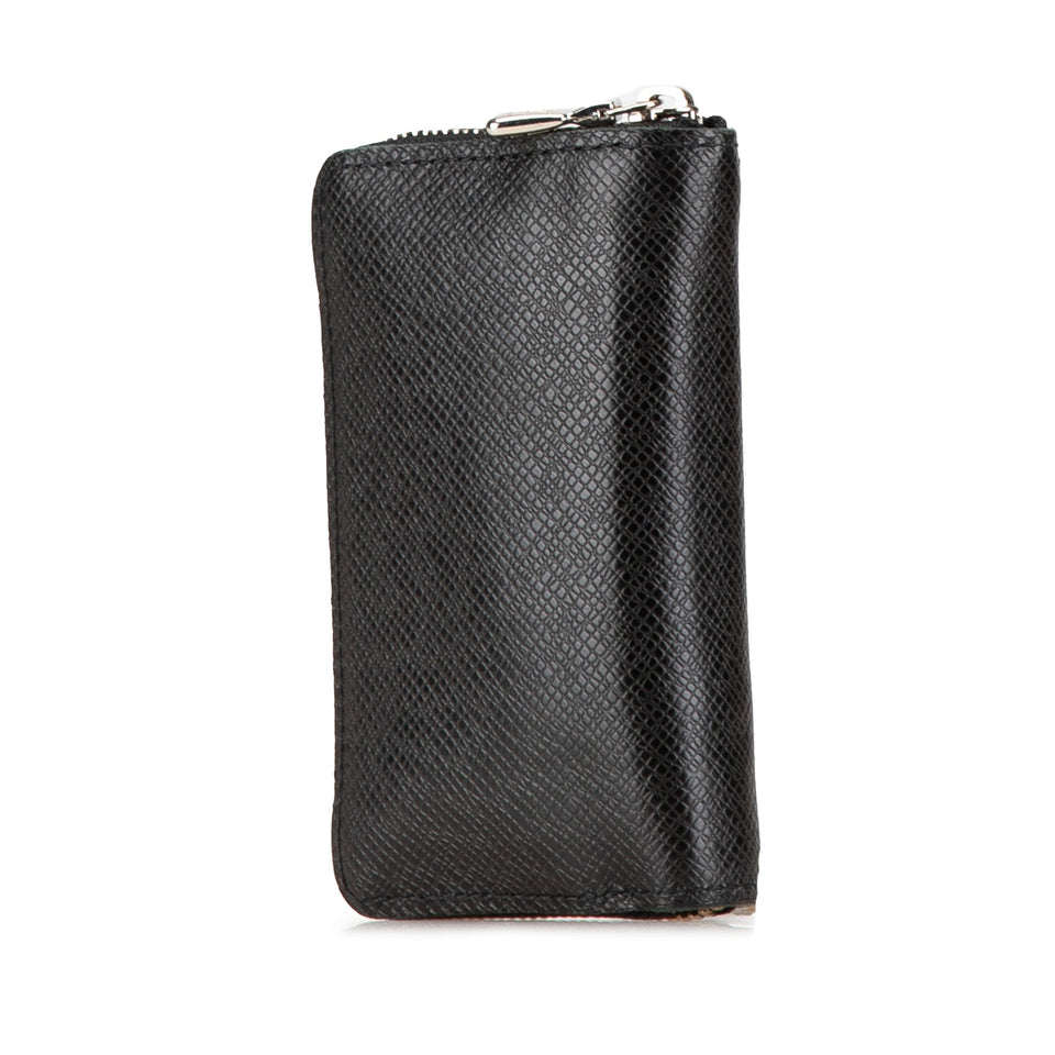 Black Louis Vuitton Taiga Zippy Coin Purse