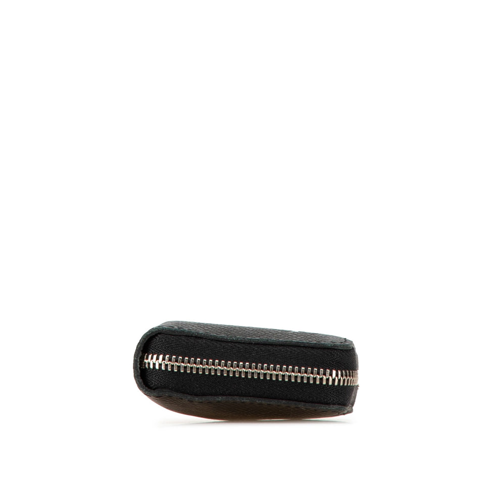 Black Louis Vuitton Taiga Zippy Coin Purse