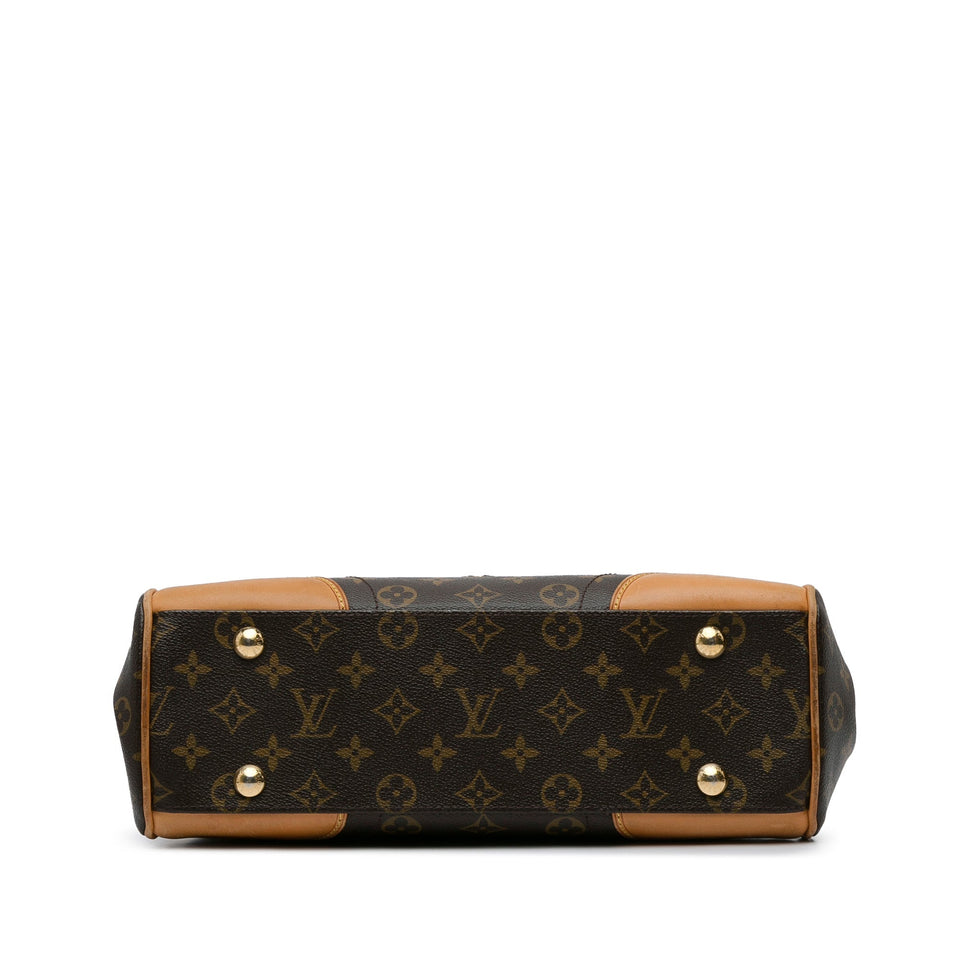 Brown Louis Vuitton Monogram Beverly MM Shoulder Bag