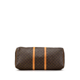 Brown Louis Vuitton Monogram Keepall 60 Travel Bag