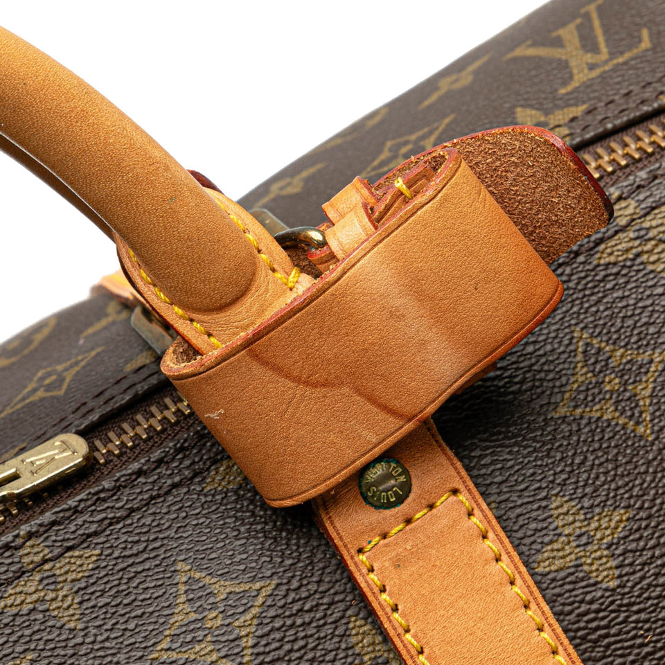 Brown Louis Vuitton Monogram Keepall 60 Travel Bag