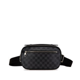 Black Louis Vuitton Damier Graphite Ambler Belt Bag