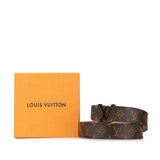 Brown Louis Vuitton Monogram Initiales Reversible Belt