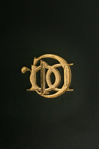 Broche en métal doré Christian Dior