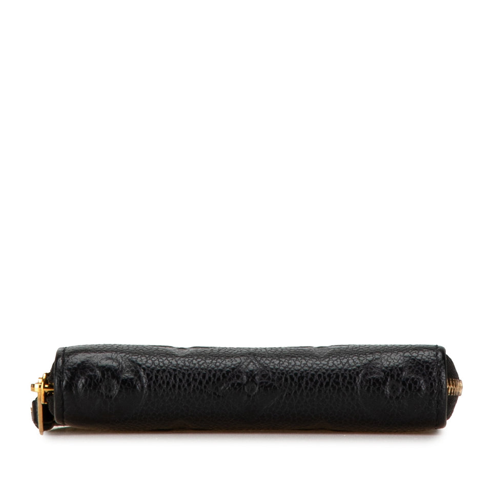 Black Louis Vuitton Monogram Empreinte Zippy Coin Purse