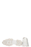 PRADA Monolith Pointy Loafers White