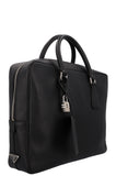 PRADA Saffiano Briefcase Leather Black