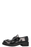 PRADA Triangle Logo Platform Loafers Black