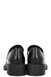 PRADA Triangle Logo Platform Loafers Black