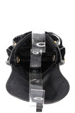 PRADA Quilted Ring Belt Bag Velvet Black