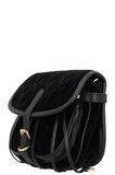 PRADA Quilted Ring Belt Bag Velvet Black
