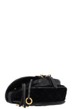 PRADA Quilted Ring Belt Bag Velvet Black