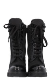 PRADA Re-Nylon Logo Ankle Boots Black