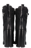 PRADA Re-Nylon Logo Ankle Boots Black