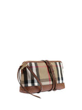 BURBERRY ABINGDON DERBY HOUSE CHECK LEATHER CROSSBODY