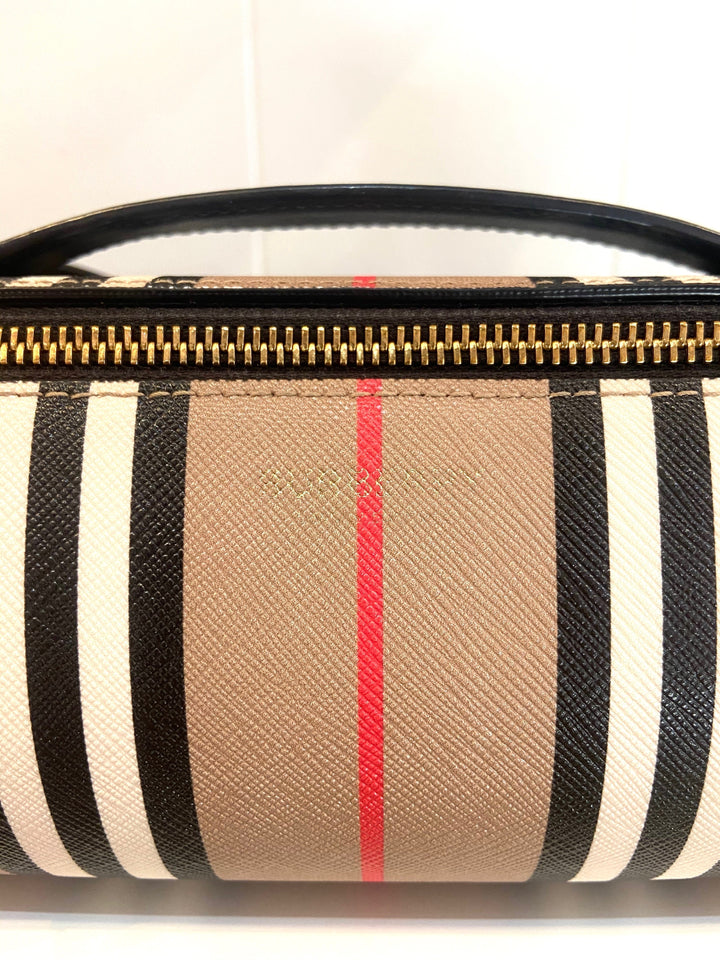 BURBERRY VINTAGE CHECK BARREL BAG