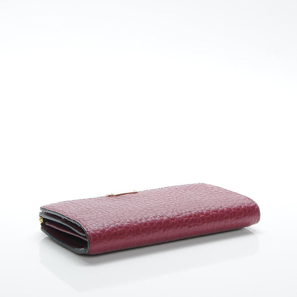BURBERRY HERITAGE GRAIN LEATHER ALVINGTON CONTINENTAL WALLET