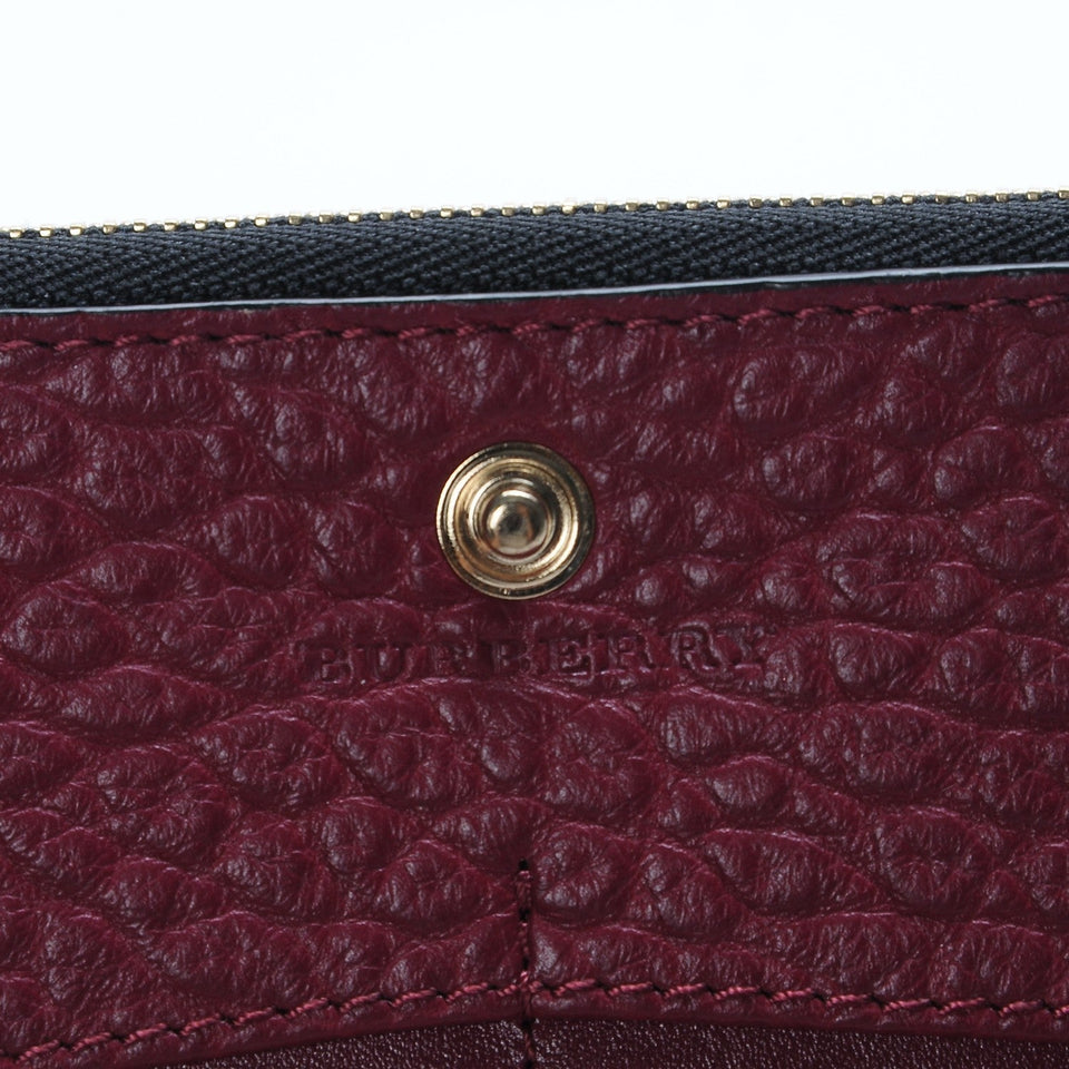 BURBERRY HERITAGE GRAIN LEATHER ALVINGTON CONTINENTAL WALLET