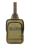 BURBERRY HORSEFERRY PRINT NYLON CANVAS CROSSBODY BAG