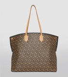 BURBERRY TB MONOGRAM SOCIETY TOP HANDLE TOTE BAG