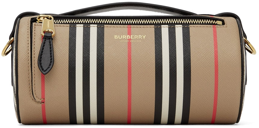 BURBERRY VINTAGE CHECK BARREL BAG
