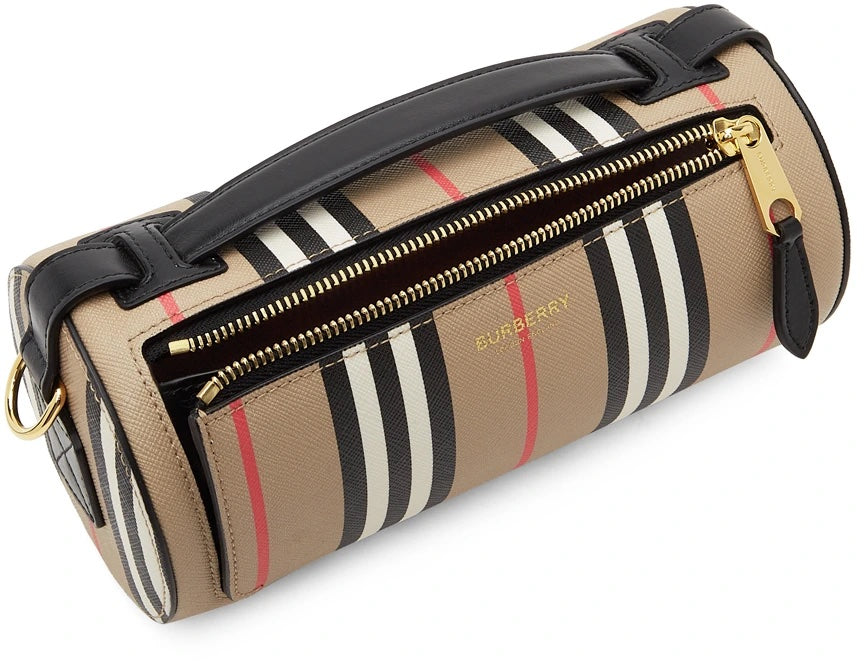 BURBERRY VINTAGE CHECK BARREL BAG